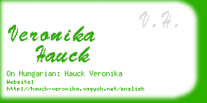 veronika hauck business card